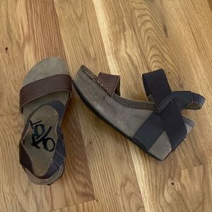 OTBT 'Bushnell' Wedge Sandal Size 6